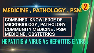 Medicine Lectures , HEPATITIS A VIRUS Vs HEPATITIS E VIRUS , ACUTE VIRAL HEPATITIS , NEET PG , AIIMS