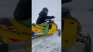 Drifting A Sled On Ice