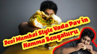 🔴 Trying 💯 Pakka Mumbai Style Vada Pav At Sri Ganesh Bombay Vada Pav🤤 Seshadripuram🙏