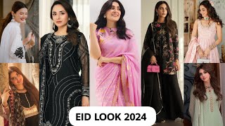 Pakistani Female Celebrities' Inspiring EID Looks | Eid-Ul-Azha Fashion 2024 #eidfashion