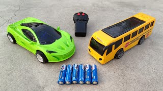 Remote control rc school bus unboxing and rc Super car unboxing & Remote Car