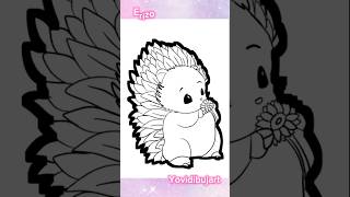 Tierno Erizo #ternurita #short #art #kawaii #drawing  #adorable