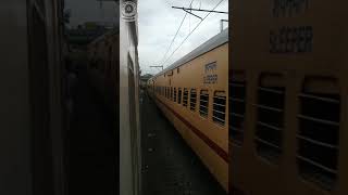 Crossing with Coimbatore Mumbai Express #Shorts