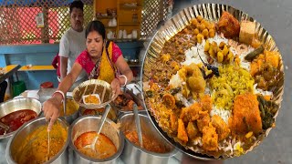 Shampa Didi Serves Affordable Lunch Thali in Kolkata | Indian Street Food