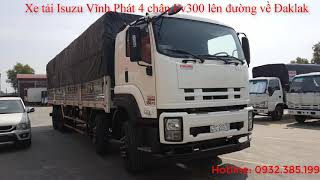 Isuzu 4 chân 18 tấn giao về Daklak