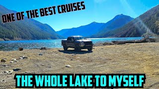 Through The MOUNTAINS In My Nissan FRONTIER Pro-4x To The BEST Lake Spot Ever