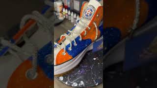 Houston Astros Championship Custom Bedazzled Chuck Taylor’s #bedazzled #customshoes