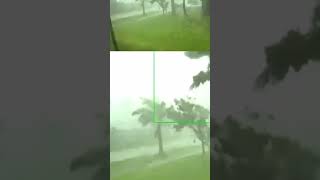 Possible Tornado captured by a home camera through Fort Myers neighborhood prior to Milton’s Arrival