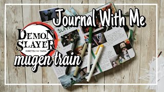 Demon Slayer: Mugen Train Journal With Me! (Spoiler-Free)