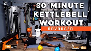 30 Min Full Body KETTLEBELL WORKOUT | WARRIOR MINDSET