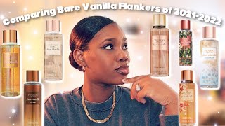 COMPARING BARE VANILLA FLANKERS OF 2021-2022 🍦✨| VS BARE VANILLA COLLECTION 💕 Queen Naimah