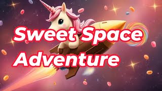 Unicorn and Gingerbread Man's Sweet Space Adventure! 🦄🚀🍭