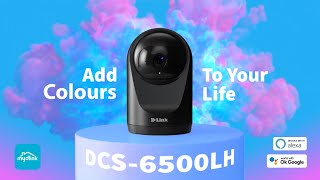 D-Link DCS-6500LH Compact Full HD Pan & Tilt Wi-Fi Camera