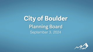 9-3-24 Planning Board Meeting