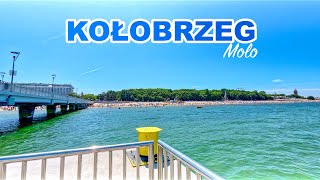 Kołobrzeg Molo spacer pokład dolny LATO 2024 ☀️ Kołobrzeg atrakcje turystyczne