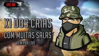 🔴X1 DOS CRIAS E 4X4 FREE FIRE AO VIVO 🔥 PASSE DE ELITE PRA INSCRITOS 🔥 VOLTAMOS🔥 LIVE ON🔴