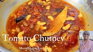 Traditional Bengali Tomato Chutney/टमाटर की खट्टी मीठी चटनी/Easy & Quick Recipe/Tamatar ki Chutney