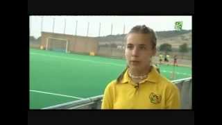 Rocío Aguilera, estudiante del IES Antonio de Mendoza y jugadora del Hockey Alcalá la Real