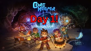 Playing Core Keeper 1.0 With Friends! Day 1!