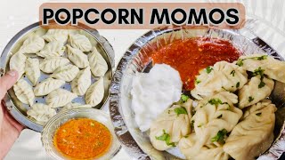 आज Husband की फरमाइश पर बनाए popcorn momo | Delhi Famous Popcorn Momo Recipe | silkyskitchen |