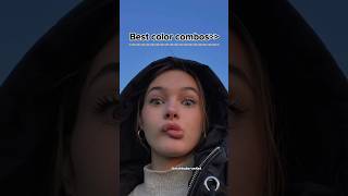 Best color combos #glowup#skincare#healthtips#beautytips #fashion