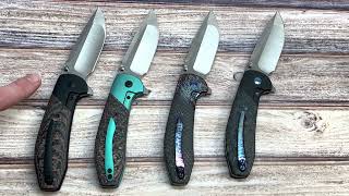 Varga Knives VBR MKIII custom anodized by Jeff Perkins of JD Cutlery.