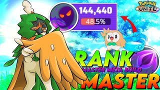 MAKE *DECIDUEYE* DESTROY MASTER RANK LOBBY WITH THIS BROKEN SNIPER GOD META BUILD!!! | Pokemon Unite