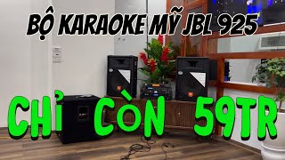 Bộ karaoke Mỹ 59tr nghe phê quá loa Jbl 925 sup Jbl 118 Alo 0971998555