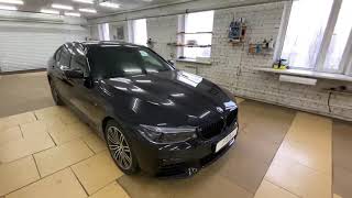 Полная оклейка BMW 5 в антигравийную пленку с керамическим лаком NeverScratch TGA