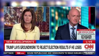 Sen. Mark Kelly: 'Unfortunate' media outlets have to spend time debunking right-wing theories