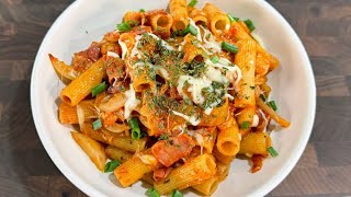 Easy & Delicious Kimchi Pasta That You'll Want to Have Over and Over! | 인생 김치파스타 레시피✨