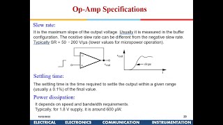 Analog IC Design : Operational Amplifiers