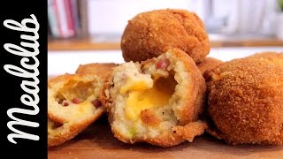 Kartoffelpüree-Bällchen mit Käse und Bacon | MealClub