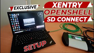 Установка и Настройка Xentry OpenShell XDOS для Mercedes-Benz Star SD Connect C4, C5, C6