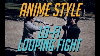 Anime Style Lo-Fi Looping Fight