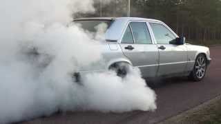 Mercedes w201 190e 2,3 burnout