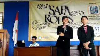 Sambutan Ketua Rohis Smaracatur dalam rangka Sapa Rohis Surakarta 2015