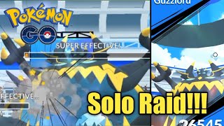 Solo Raid Guzzlord in Pokemon Go (no weather boost)