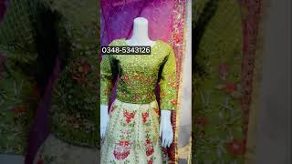 BEAUTIFUL LEHNGA ARTICLE FOR MEHNDI!!! ON ANDAAZ BOUTIQUE JHELUM.