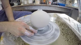 Throwing a Small Round Vase with Open Top - Matt Horne Pottery