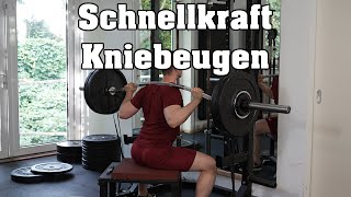 Schnellkrafttraining für die Kniebeuge