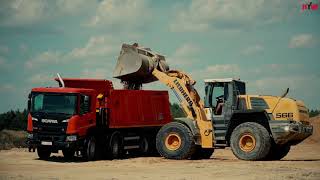 New Scania XT with Wielton tipper body in the mine - equiped with HYVA hydraulic