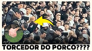 MOMENTO QUE POLÍCIA PRENDE TORCEDOR DA CABEÇA DE PORCO? Corinthians 2 x 0 Palmeiras