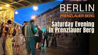 Saturday evening walk through Berlin Prenzlauer Berg | Berlin Walking | 4K