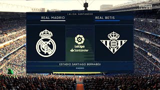 FIFA 22 - Real Madrid Vs Real Betis | La Liga | FULL MATCH