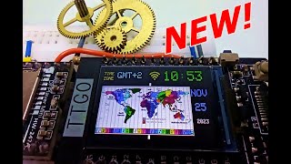 World Clock! ESP32 TTGO And Visuino!