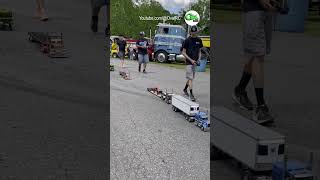 RC Tractor trailer convoy at the Macungie truck show