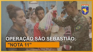 Vice-presidente sobre atuação do Exército em São Sebastião: "Nota 11"