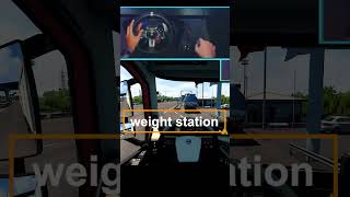 ETS2 WEIGHT STATION 😎 #shorts  #g29 #ets2