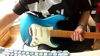 Richwood Strat with triple humbuckers and blend control - for sale on ebay see description